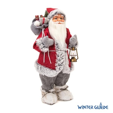 Фигурка Дед Мороз Winter Glade высота 60 см (красный/серый) Артикул: M2124