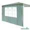 Стенка зеленая с окном Green glade 4110