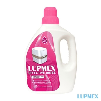 Жидкость для биотуалета LUPMEX Effective Rinse 2л, для нижнего бака