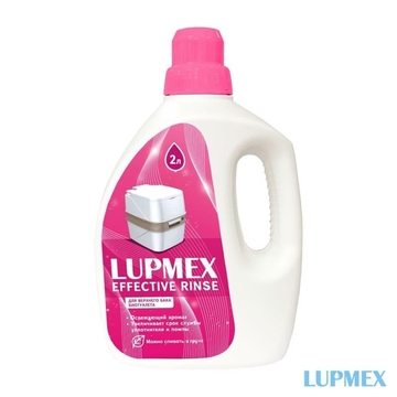 Жидкость для биотуалета LUPMEX Effective Rinse 2л, для нижнего бака