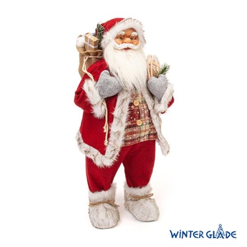 Фигурка Дед Мороз Winter Glade высота 80 см (красный) Артикул: M95