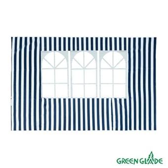 Стенка синяя с окном Green glade 4120