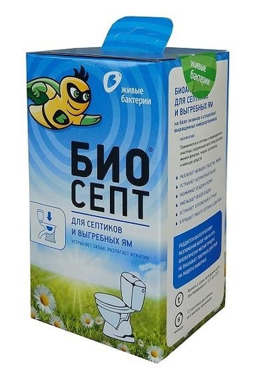 Биоактиватор для септиков Биосепт "Живые бактерии" 300 гр.